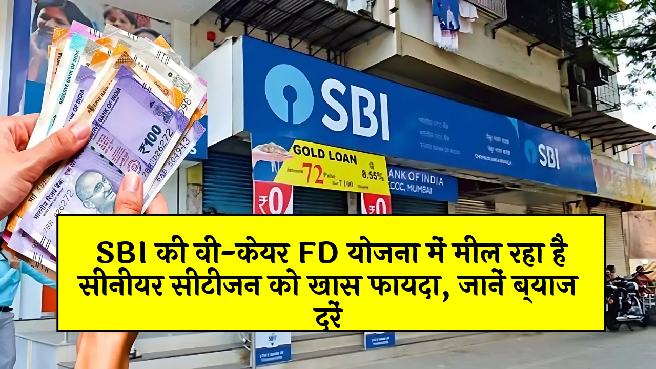 Business FD Scheme: SBI की वी-केयर FD योजना में मिल रहा है सीनियर सिटीजन को खास फायदा, जानें ब्याज दरें